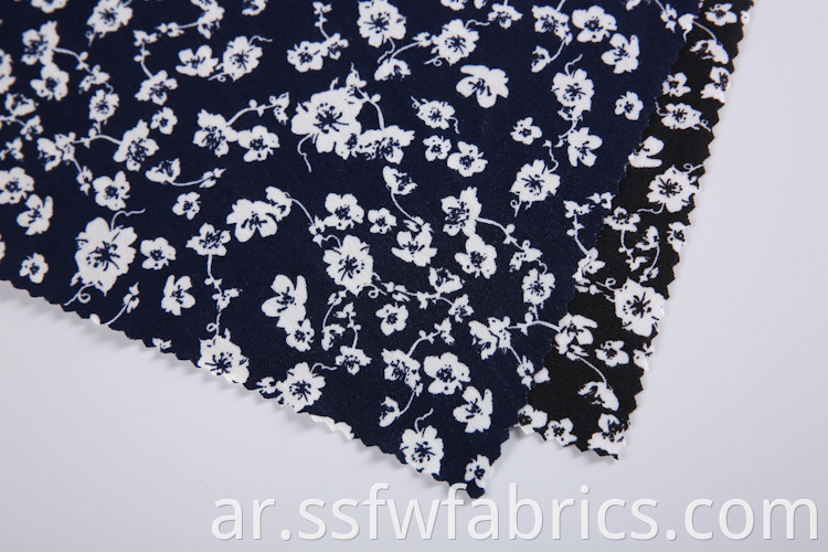 Small Flowers Pattern Fabric Custom Printing